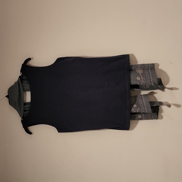 Ladie's Sonoma Life and Style Shirred Tank with Scarf Set M - Picture 2 of 10